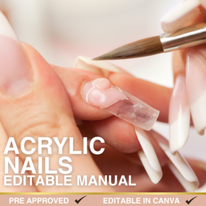 Acrylic Nails Editable Manual