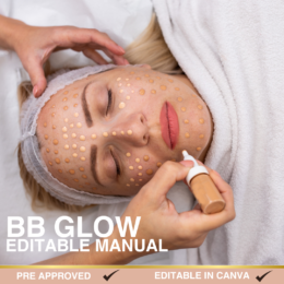 Dermaplaning Editable Manual