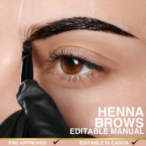 Henna Brows Editable Manual