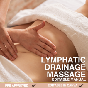 Lymphatic Drainage Massage Editable Manual