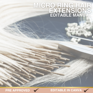 Micro Ring Hair Extensions Editable Manual