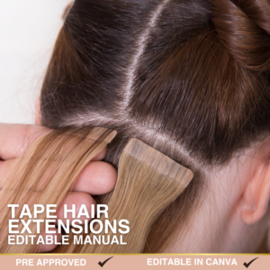 Tape Hair Extension Editable Manual