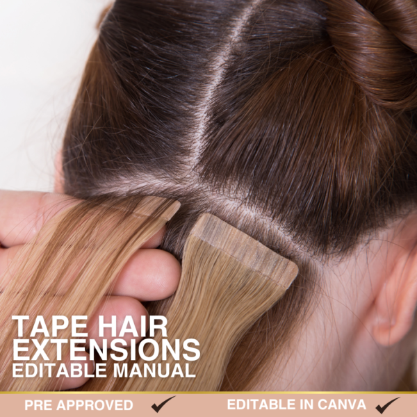 Tape Hair Extension Editable Manual
