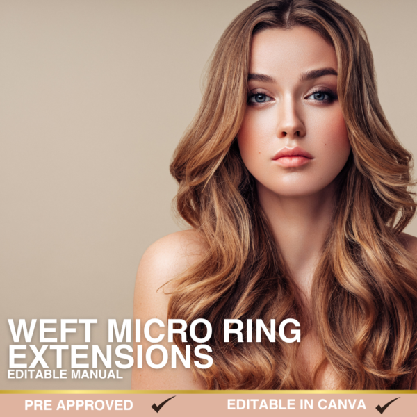 Weft Micro Ring Track Hair Extensions Editable Manual