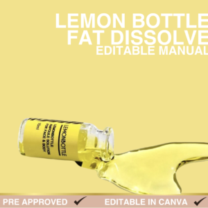 Lemon Bottle Editable Training Manual